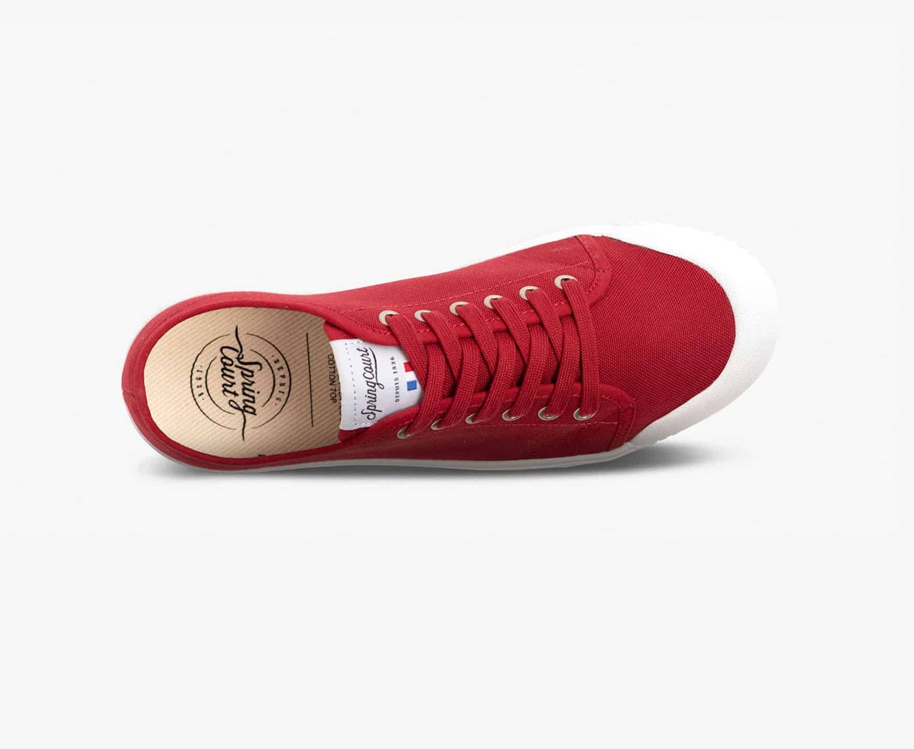 Spring Court G2 CANVAS Men's Trainers Red | South Africa-91CGTEWIZ